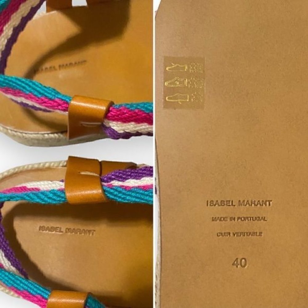 New in Box, Isabel Marant Malay Espadrille Sandals, Size 40EU, Flatform - Picture 10 of 12